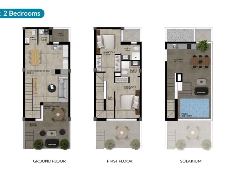 2 sovrum Hus till salu i Dolores med pool - 275 000 € (Ref: 9998547)