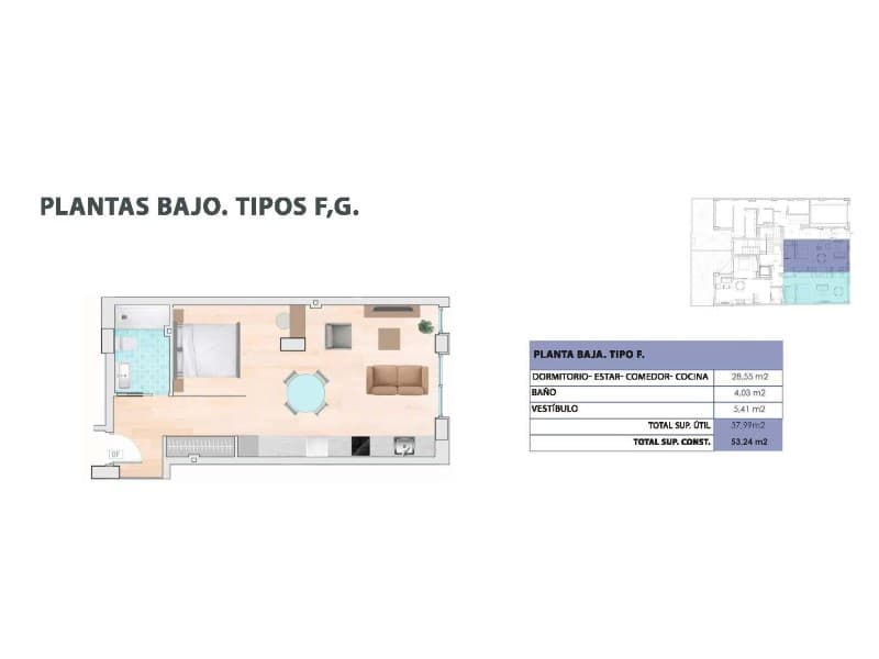 1 soverom Leilighet til salgs i El Raso med svømmebasseng - € 169 000 (Ref: 9998552)