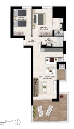 2 slaapkamer Appartement te koop in Orihuela Costa - € 295.000 (Ref: 10017637)