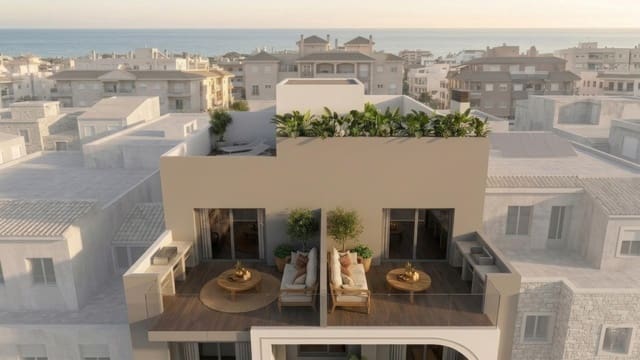 2 soveværelse Penthouse til salg i Guardamar del Segura med swimmingpool - € 315.000 (Ref: 10100340)