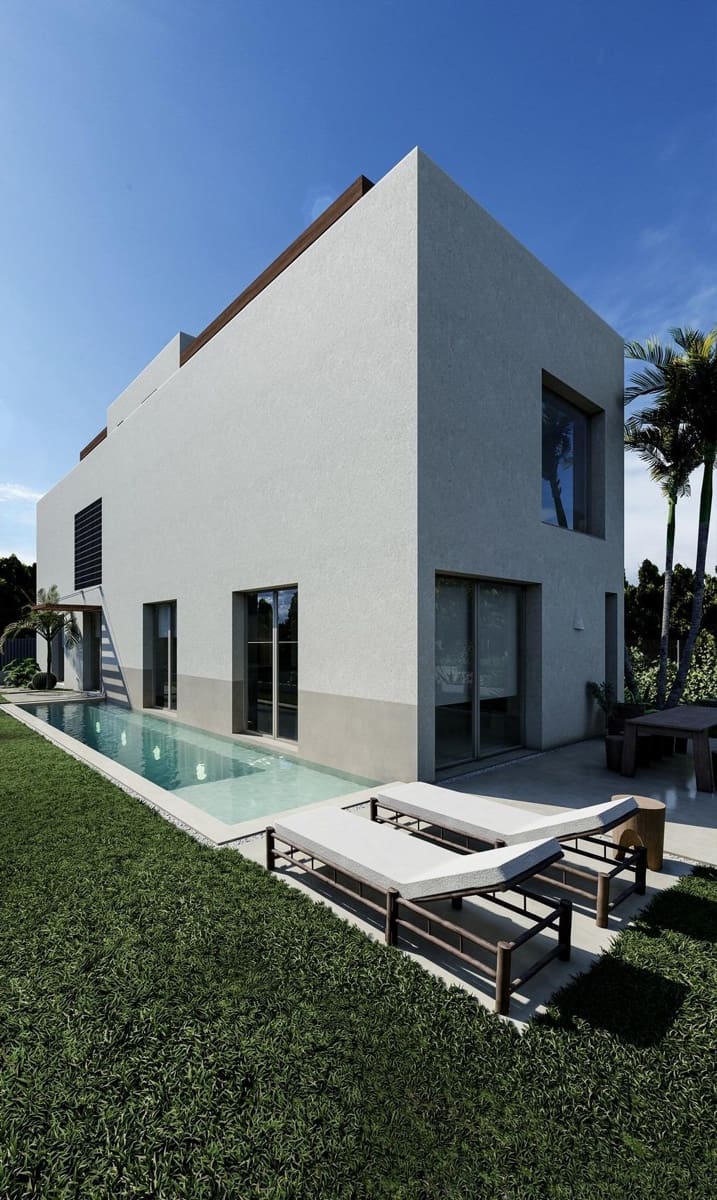 3 Zimmer Villa zu verkaufen in Oliva Nova mit Pool Garage - 1.160.335 € (Ref: 10139864)