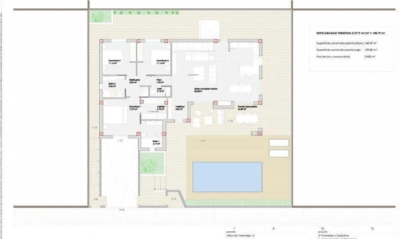 3 Zimmer Villa zu verkaufen in Los Altos mit Pool Garage - 750.000 € (Ref: 4691356)