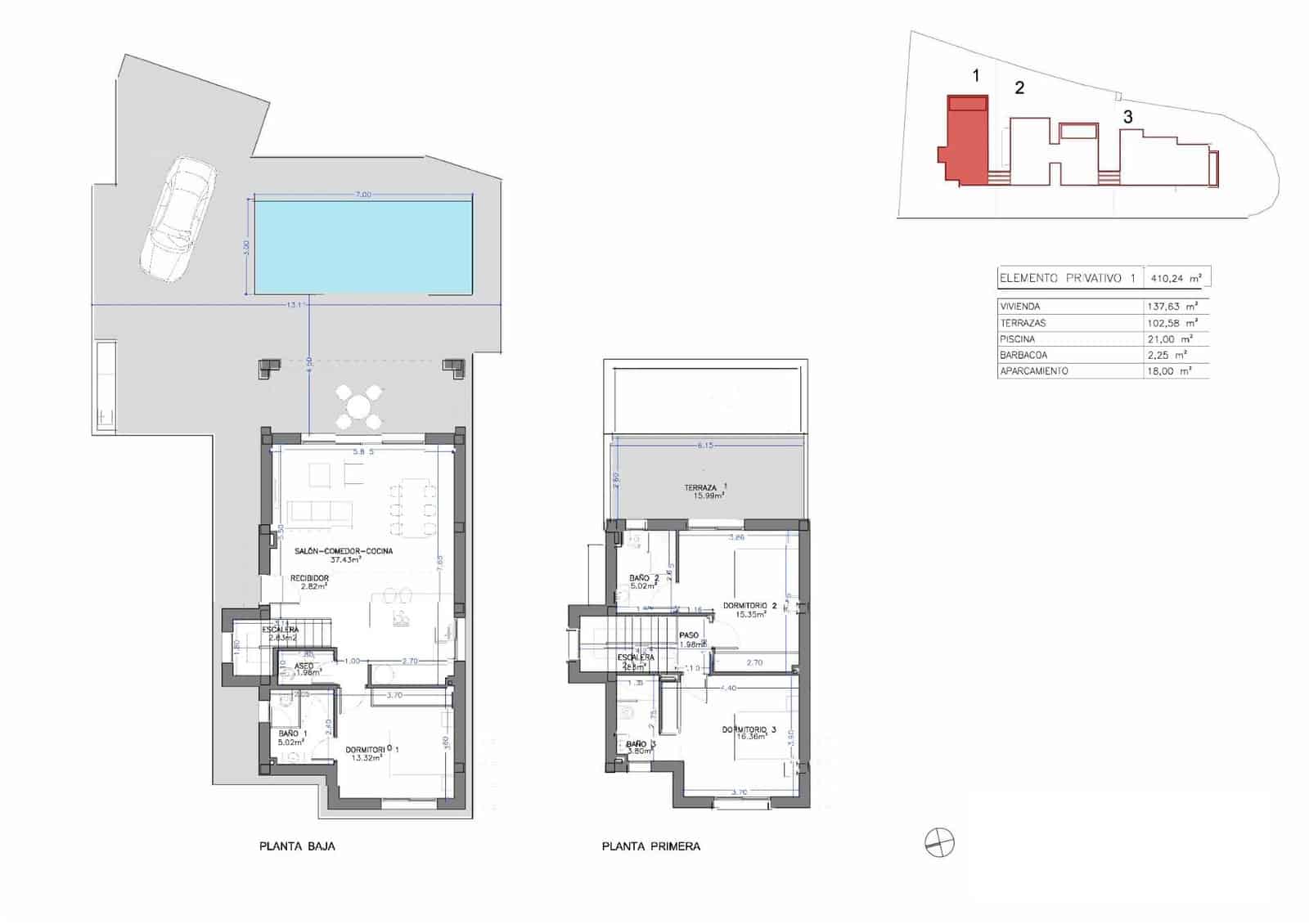 3 soveværelse Villa til salg i Cabo Roig med swimmingpool - € 760.000 (Ref: 6439066)