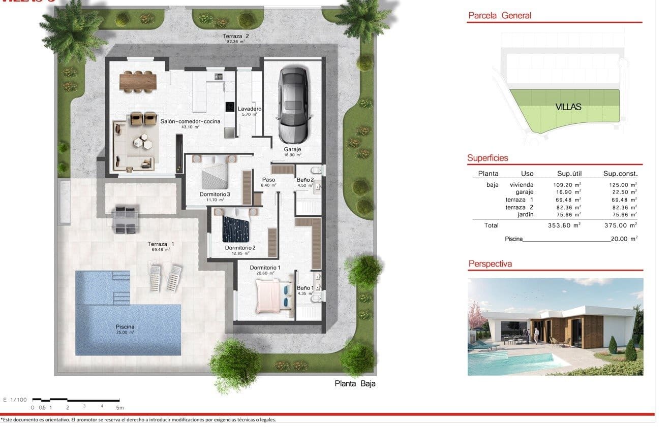 3 sypialnia Willa na sprzedaż w Banos y Mendigo z basenem - 389 900 € (Ref: 6736069)