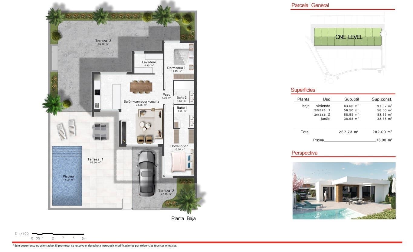 2 sovrum Villa till salu i Banos y Mendigo med pool - 375 900 € (Ref: 6736070)
