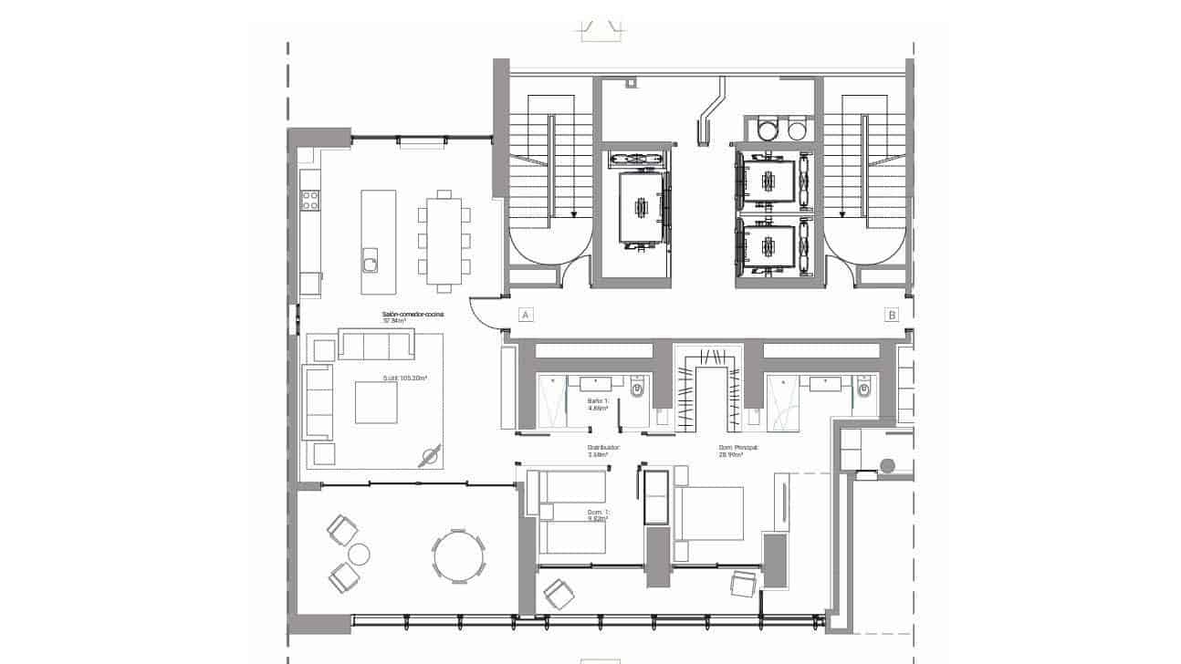 2 soverom Leilighet til salgs i Benidorm med svømmebasseng garasje - € 1 170 000 (Ref: 6900120)