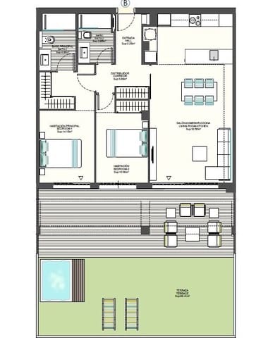 2 soveværelse Lejlighed til salg i Golf Bahía, Finestrat - € 440.000 (Ref: 7072556)