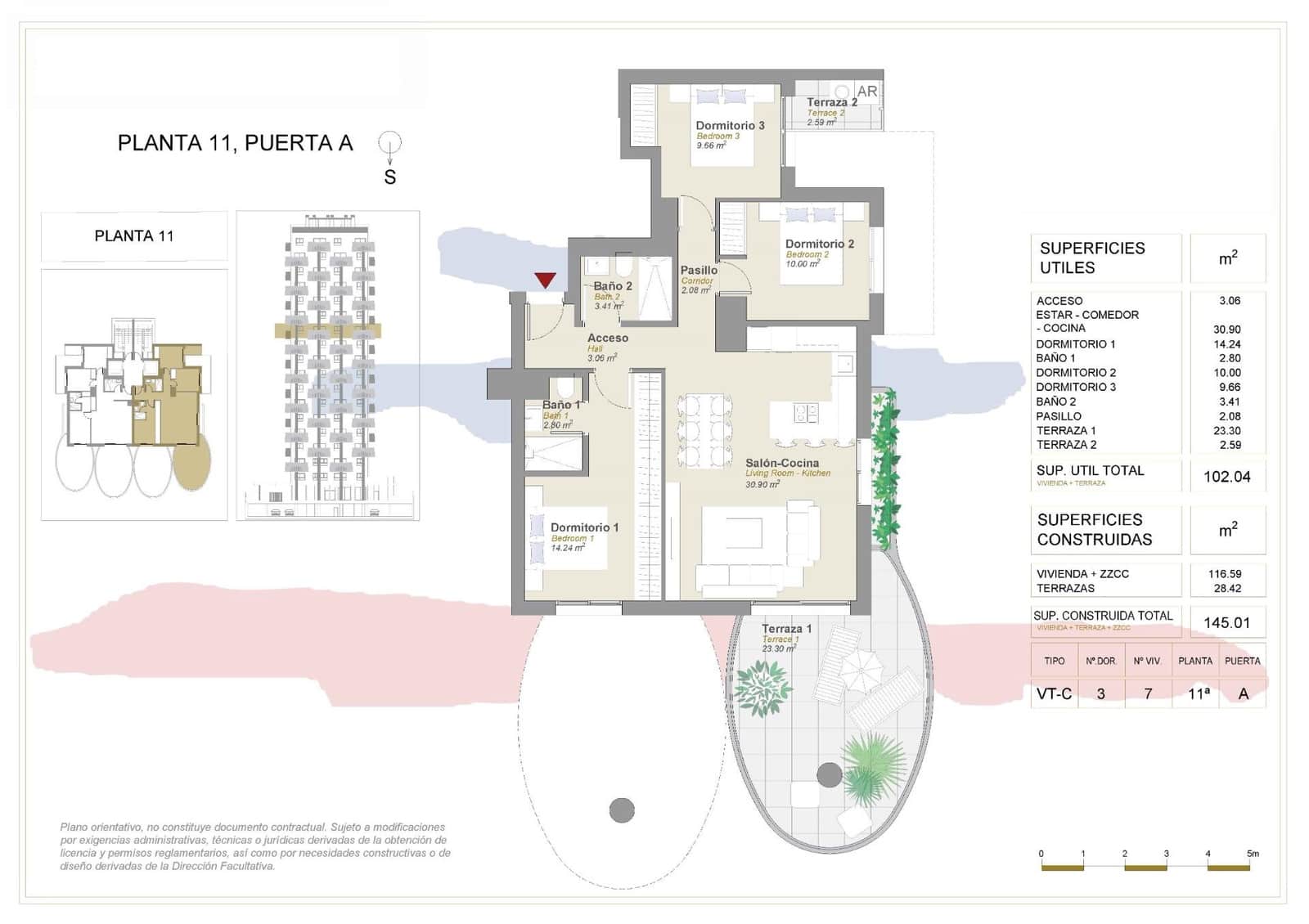 Apartamento de 3 habitaciones en Calpe / Calp en venta con piscina - 625.000 € (Ref: 7148159)