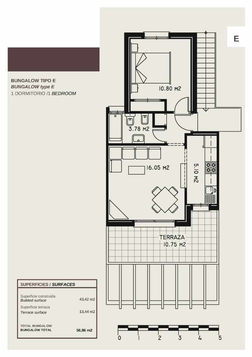 1 sypialnia Apartament na sprzedaż w Calpe / Calp z basenem - 175 000 € (Ref: 7339346)