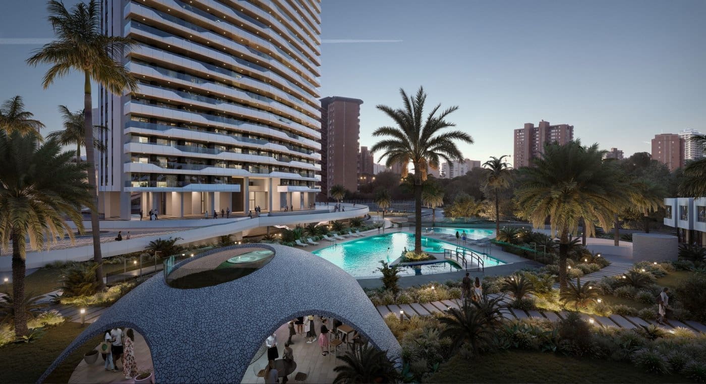 2 camera da letto Appartamento in vendita in Benidorm con piscina - 690.000 € (Rif: 7466219)