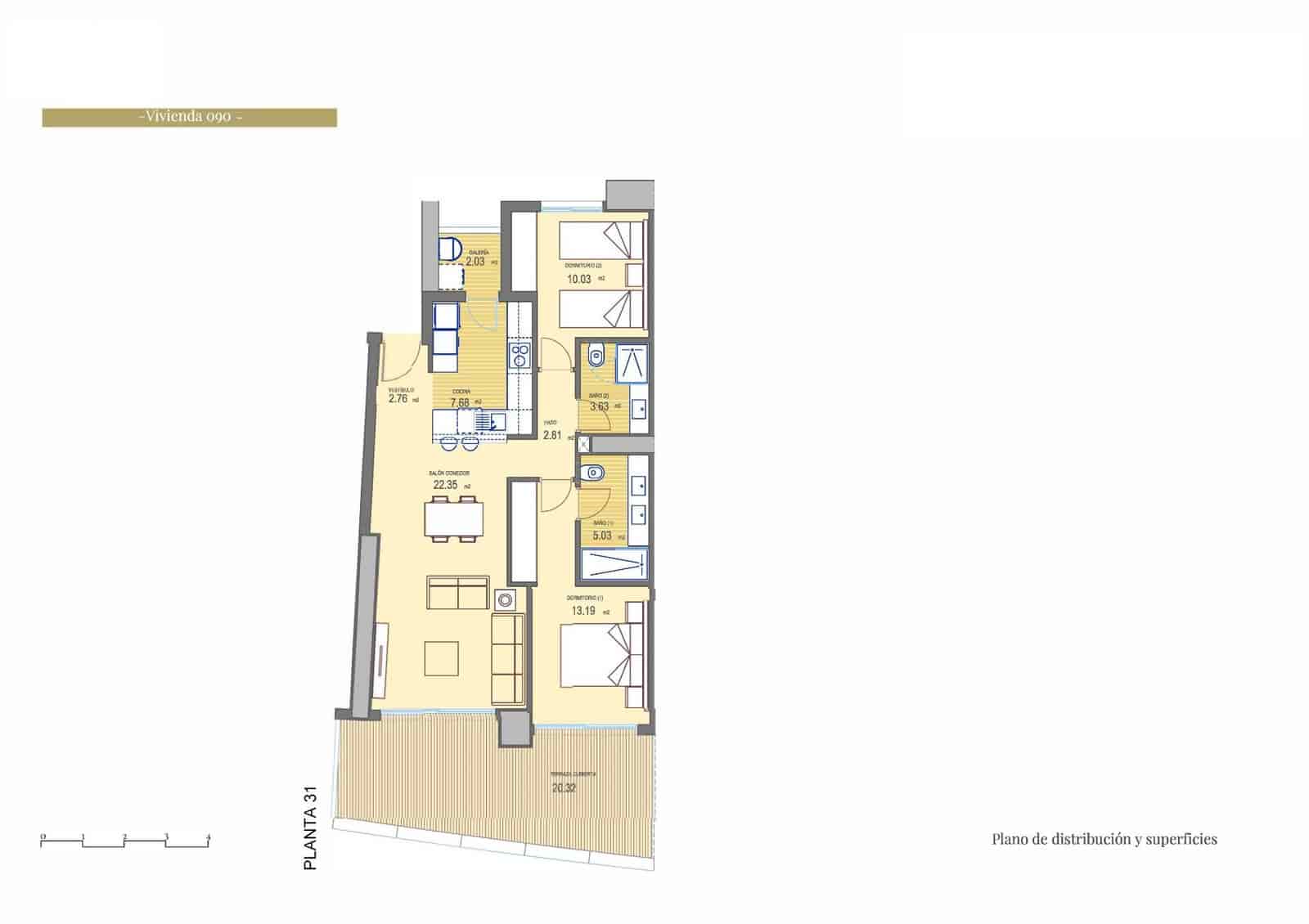 2 bedroom Apartment for sale in Benidorm with pool garage - € 800,000 (Ref: 7466219)