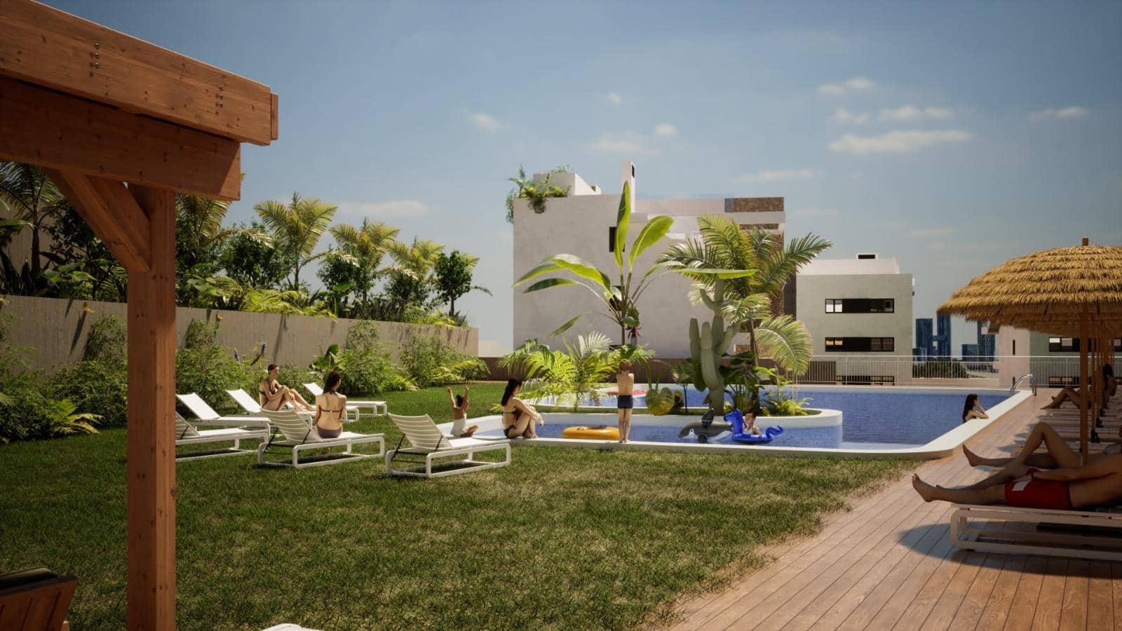 2 soverom Leilighet til salgs i Finestrat med svømmebasseng - € 335 000 (Ref: 7483161)