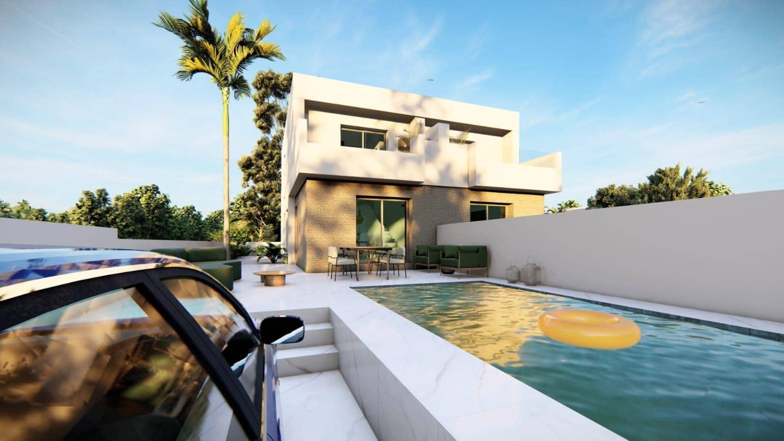 Pareado de 3 habitaciones en Daya Nueva en venta con piscina - 320.000 € (Ref: 7696171)