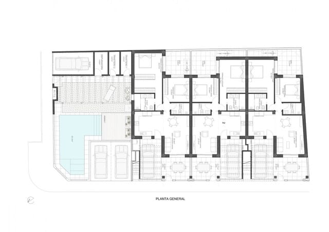 2 sovrum Bungalow till salu i Pilar de la Horadada med pool - 239 900 € (Ref: 7867725)