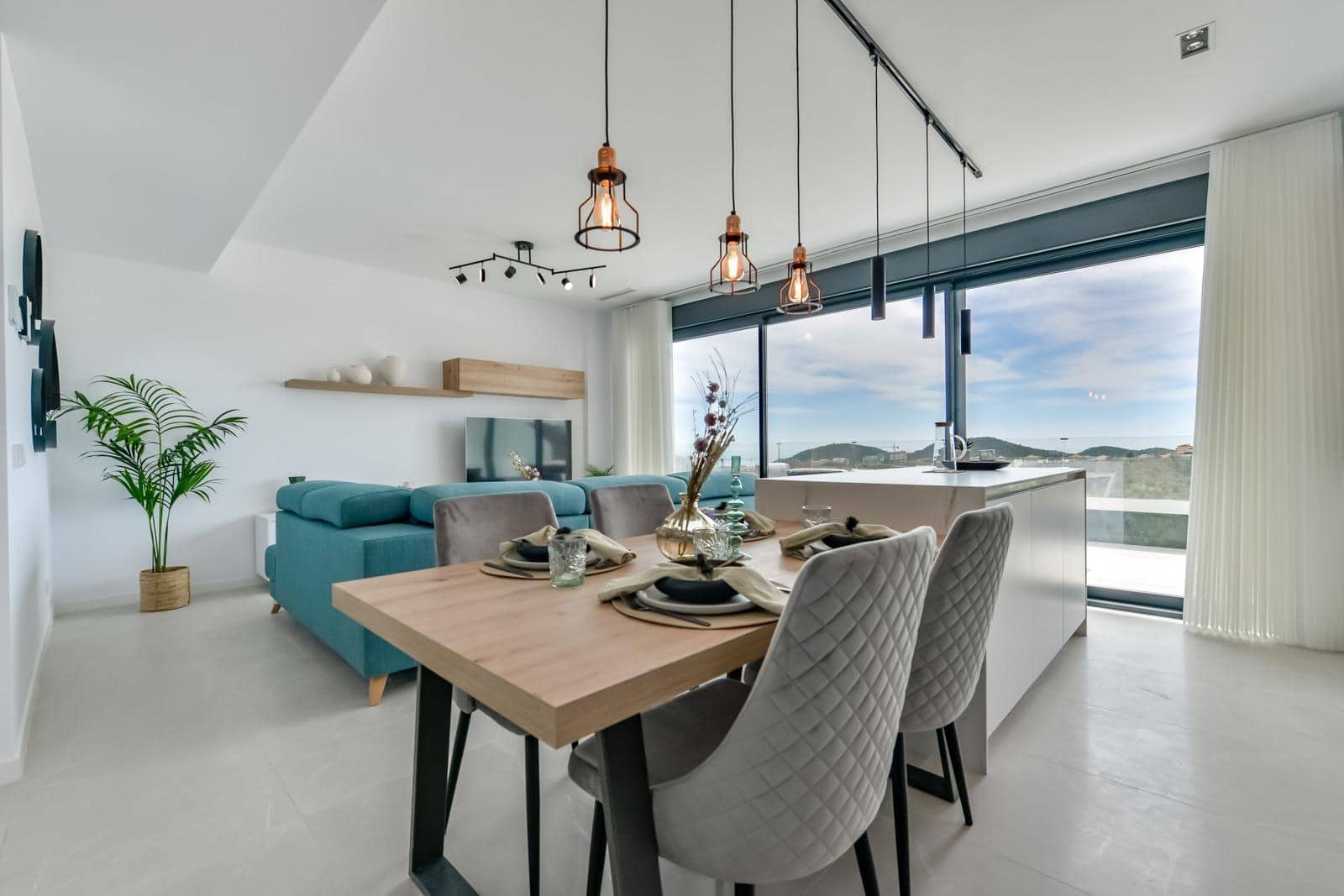 2 bedroom Penthouse for sale in Finestrat with pool garage - € 580,000 (Ref: 7973287)