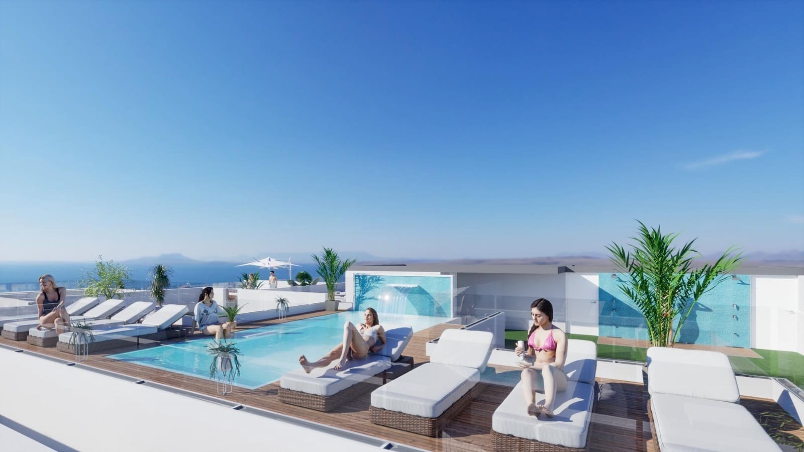 2 soveværelse Penthouse til salg i Torrevieja med swimmingpool garage - € 469.000 (Ref: 8048994)