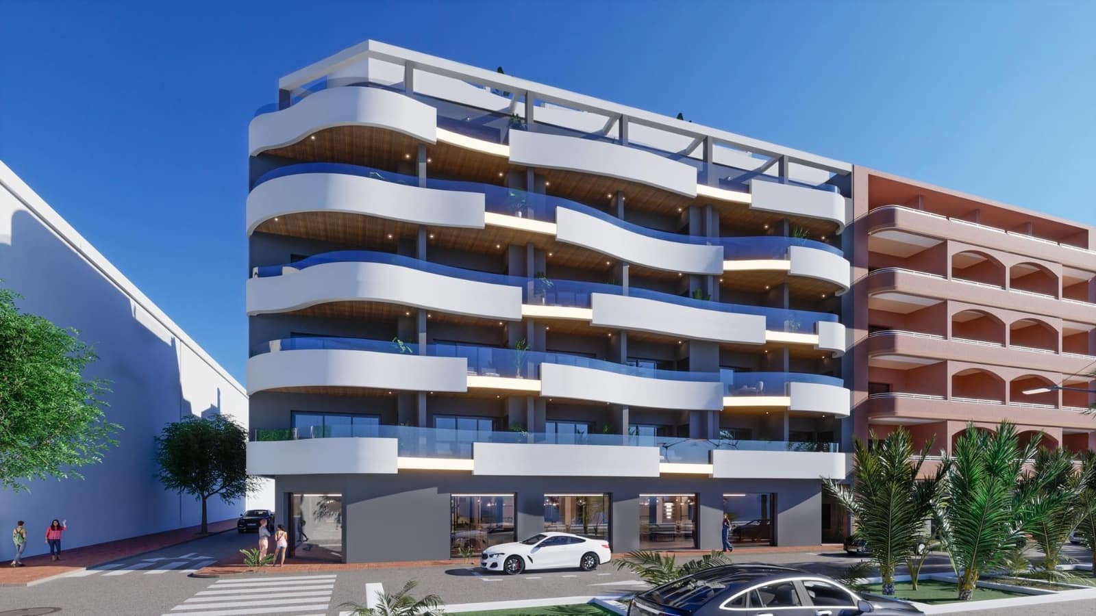 2 soveværelse Penthouse til salg i Torrevieja med swimmingpool garage - € 469.000 (Ref: 8048994)