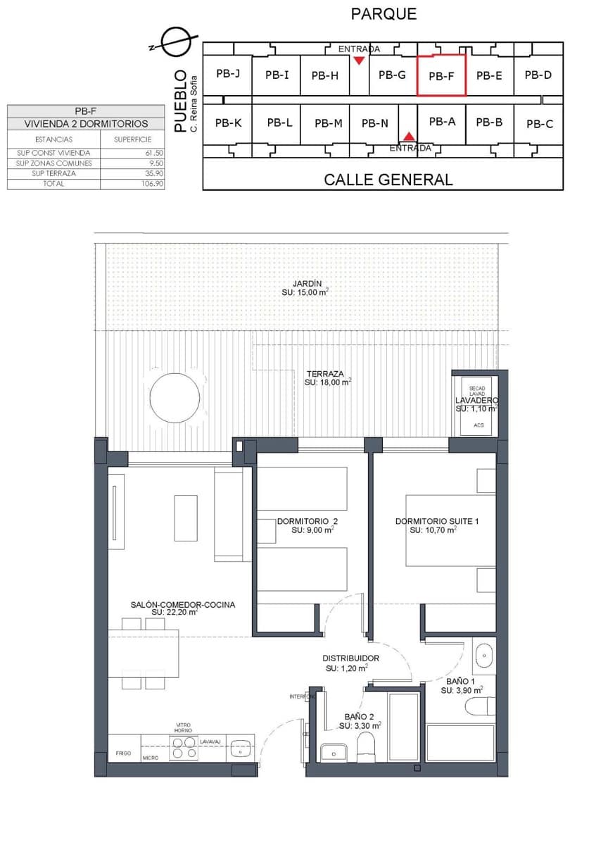 2 camera da letto Attico in vendita in Benijofar con piscina garage - 247.000 € (Rif: 8101572)