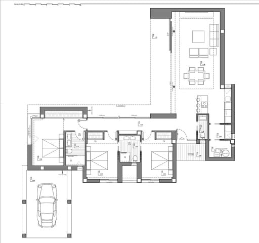 3 sypialnia Willa na sprzedaż w Cumbre del Sol, Benitachell / Benitatxell z basenem - 1 297 000 € (Ref: 8167267)