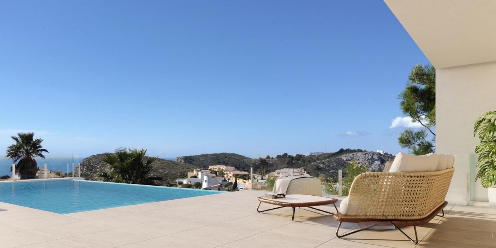 3 chambre Villa/Maison à vendre à Cumbre del Sol avec piscine - 1 378 000 € (Ref: 8167267)
