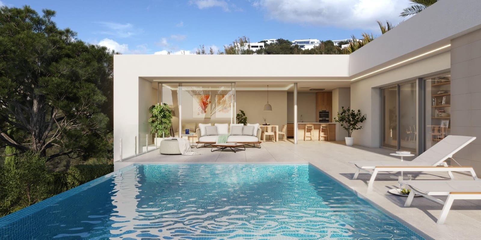 3 chambre Villa/Maison à vendre à Cumbre del Sol avec piscine - 1 378 000 € (Ref: 8167267)