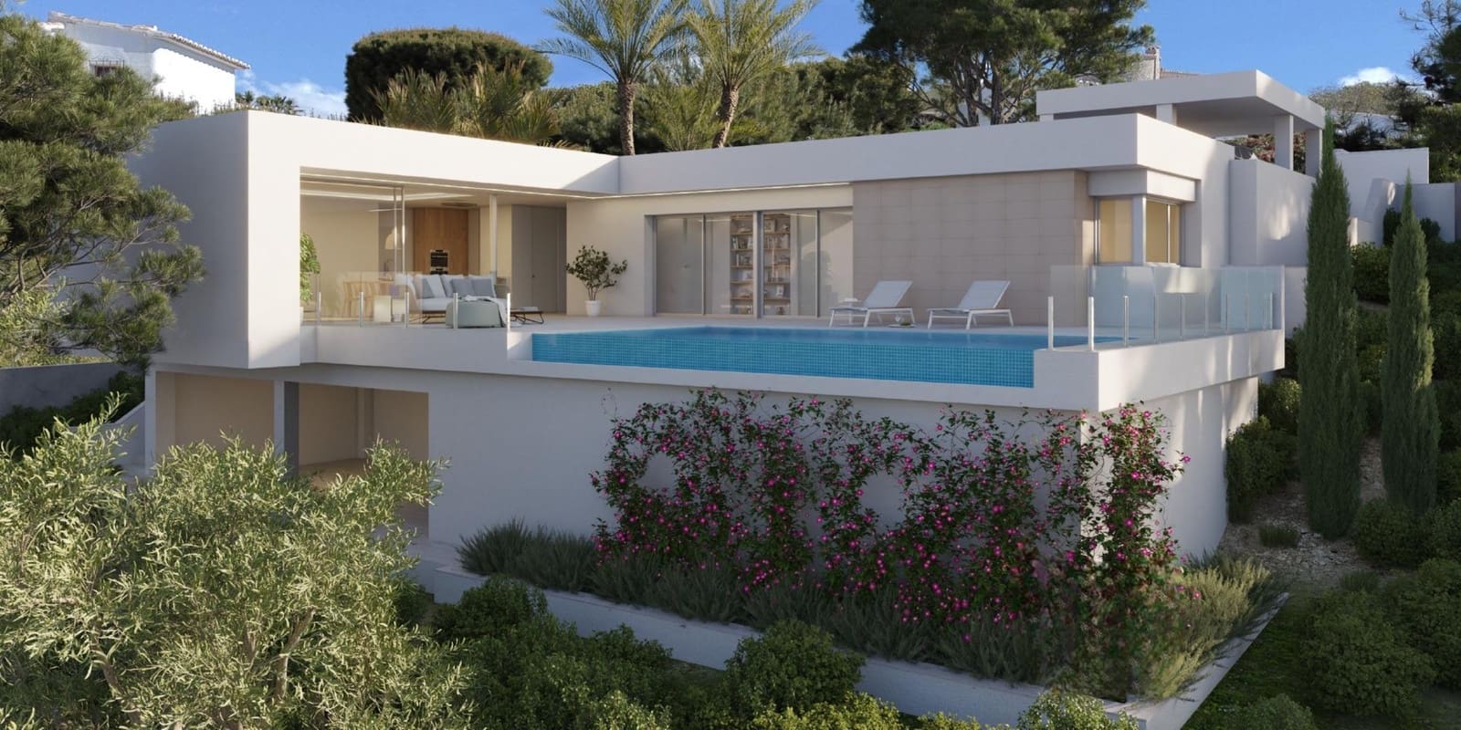 3 chambre Villa/Maison à vendre à Cumbre del Sol avec piscine - 1 378 000 € (Ref: 8167267)