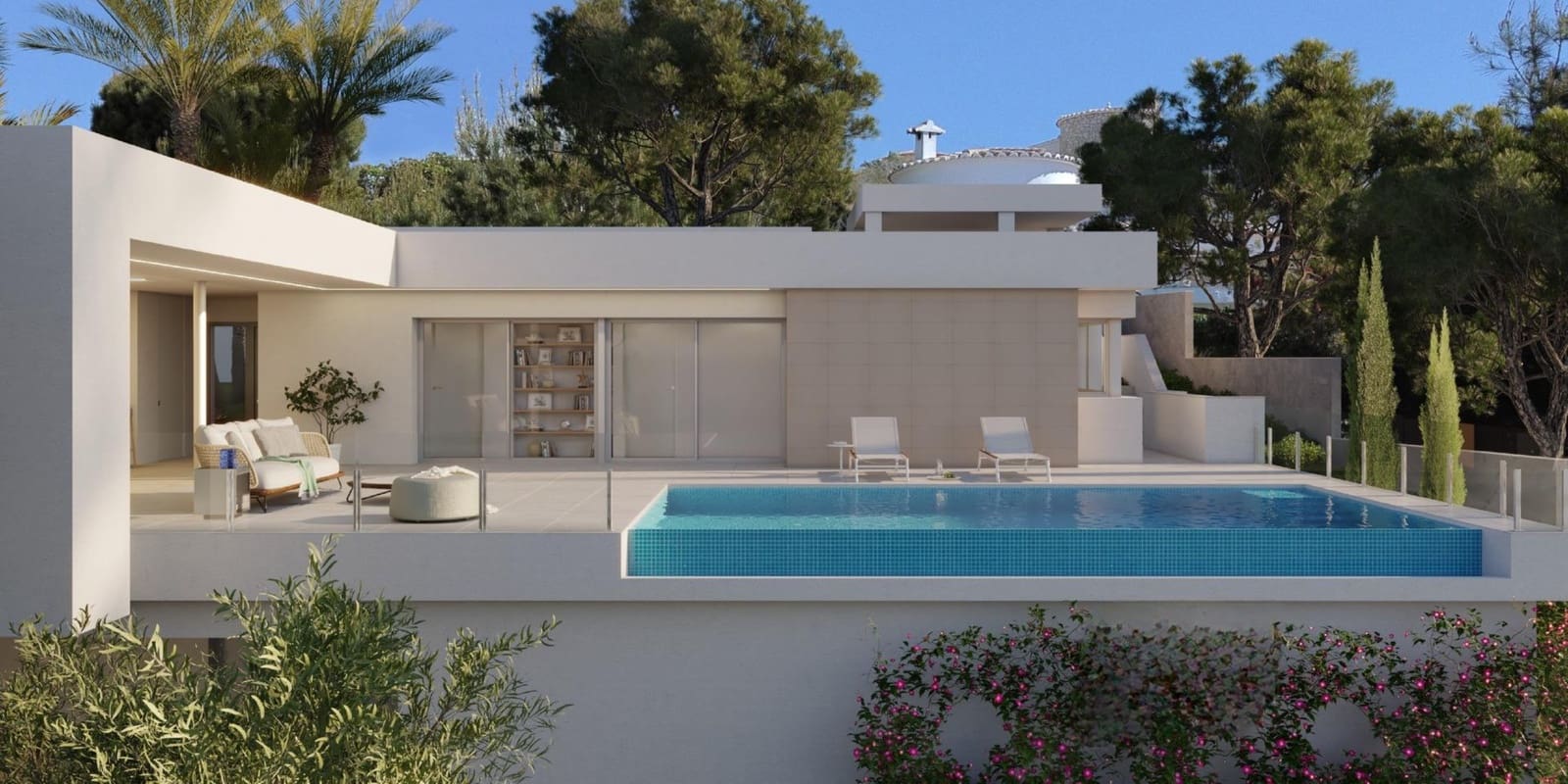 3 chambre Villa/Maison à vendre à Cumbre del Sol avec piscine - 1 378 000 € (Ref: 8167267)