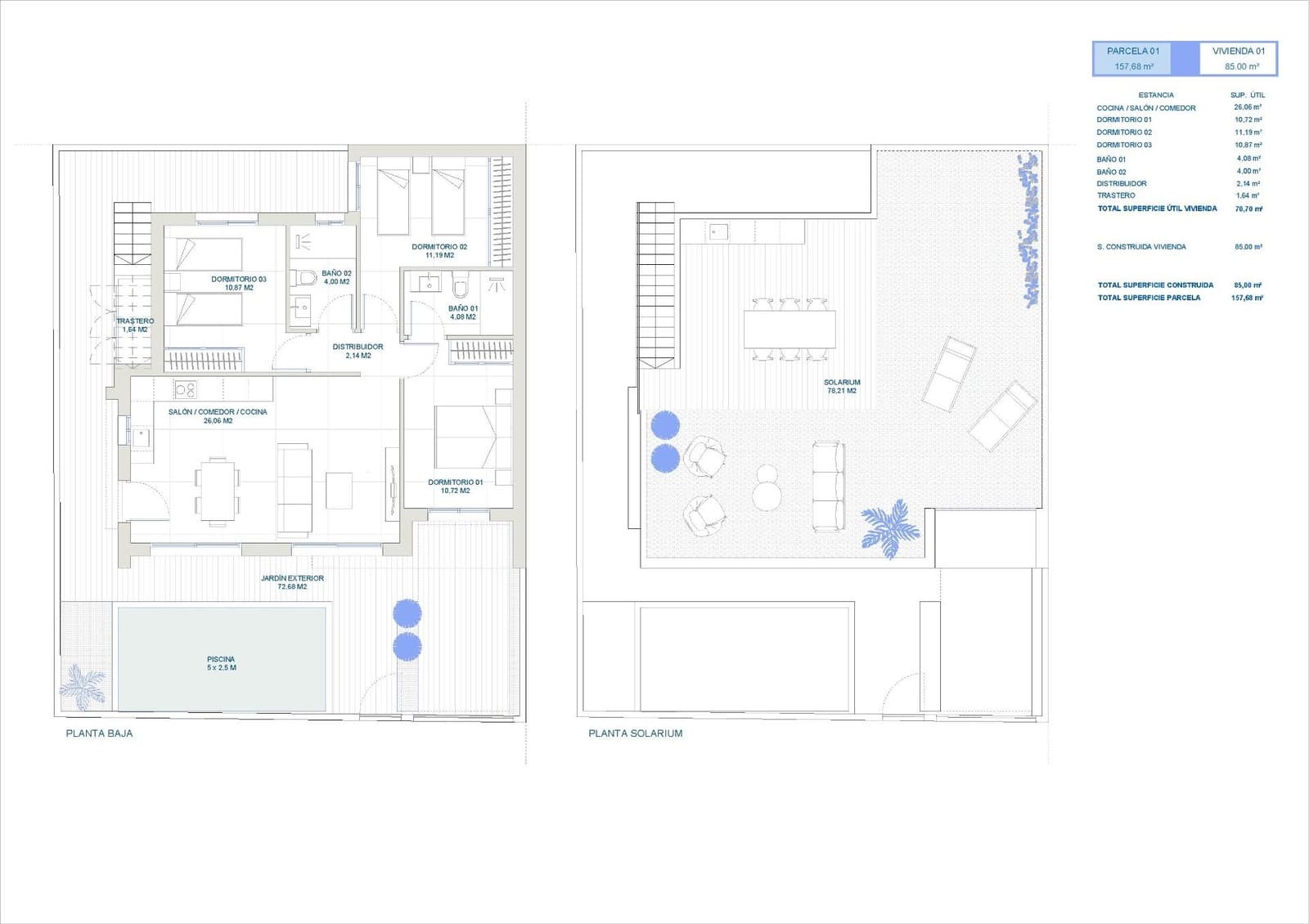 3 bedroom Villa for sale in Roldan with pool - € 272,500 (Ref: 8167272)