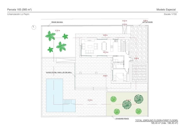4 makuuhuone Huvila myytävänä paikassa Ciudad Quesada, Rojales mukana uima-altaan - 653 500 € (Ref: 8310733)