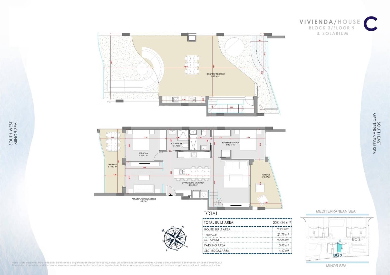 3 soverom Leilighet til salgs i La Manga del Mar Menor med svømmebasseng - € 950 000 (Ref: 8324629)
