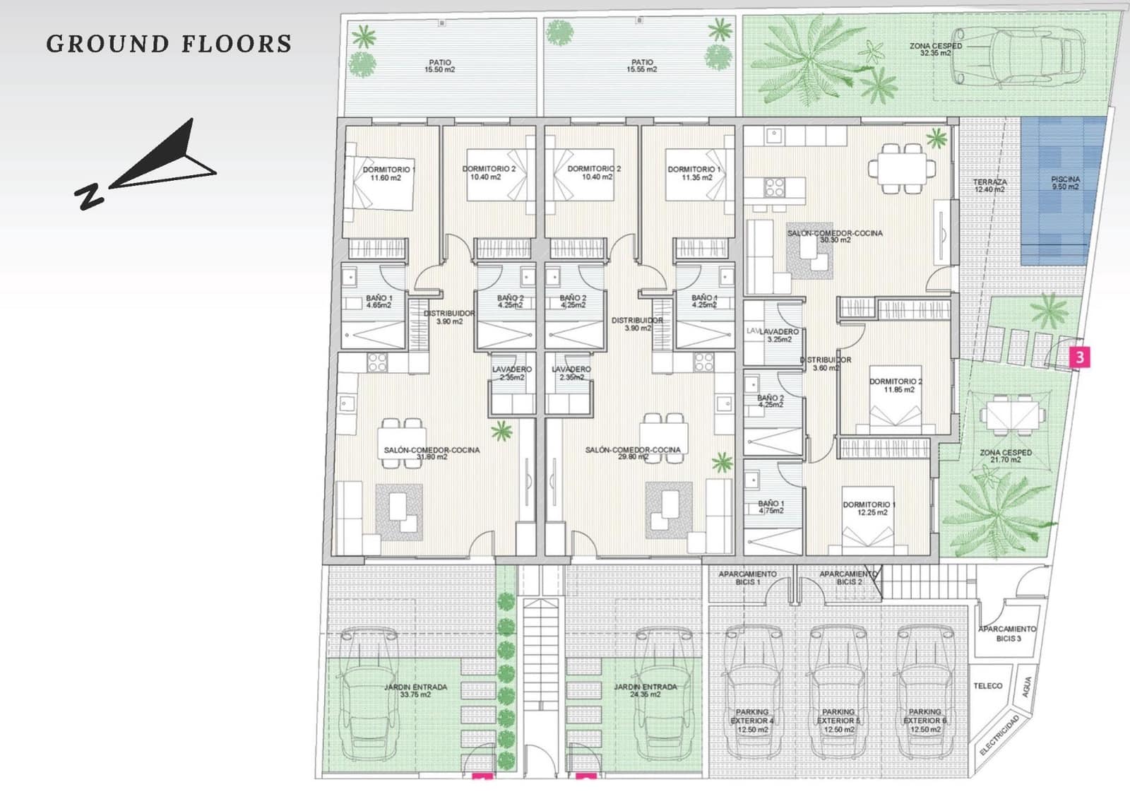 2 sypialnia Bungalow na sprzedaż w Lo Pagan - 249 900 € (Ref: 8331793)