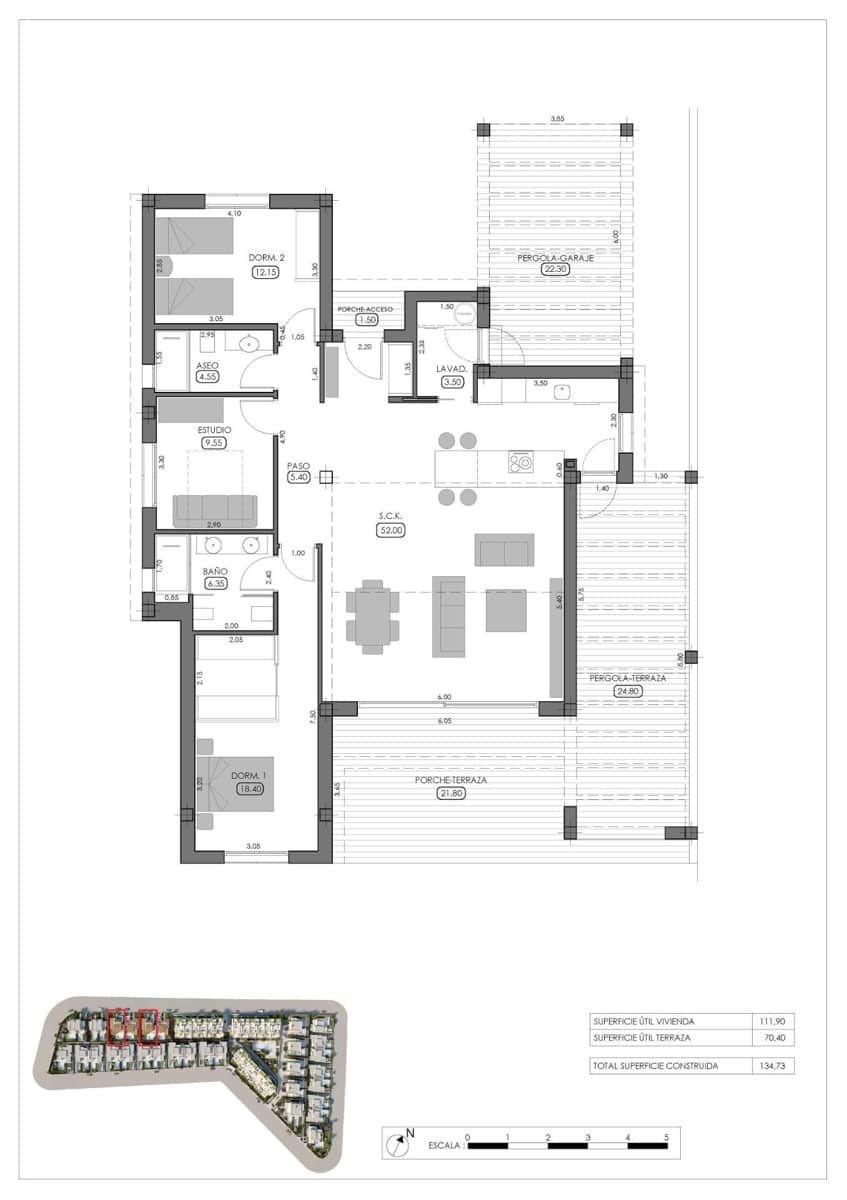 3 sypialnia Willa na sprzedaż w Algorfa z basenem - 555 000 € (Ref: 8334774)