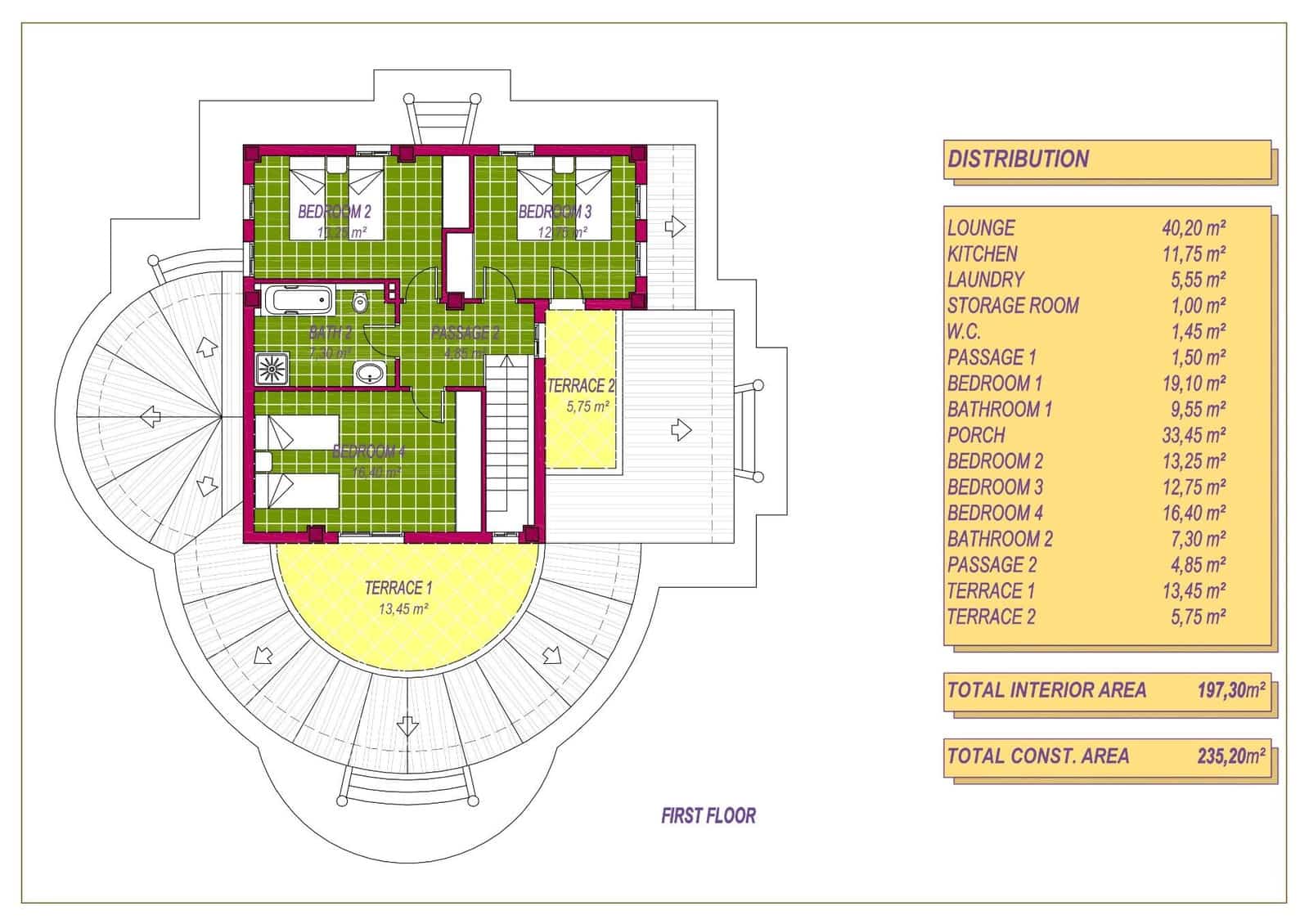 4 sypialnia Willa na sprzedaż w Pinoso z basenem - 434 000 € (Ref: 8466208)