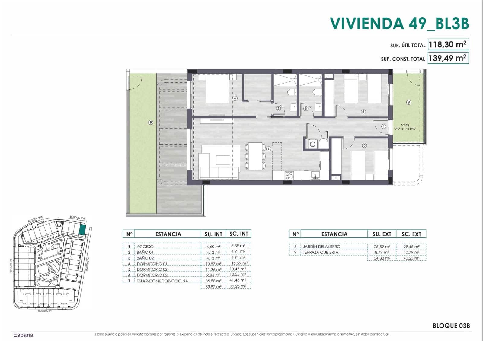 2 soverom Leilighet til salgs i Monforte del Cid med svømmebasseng - € 240 000 (Ref: 8480755)