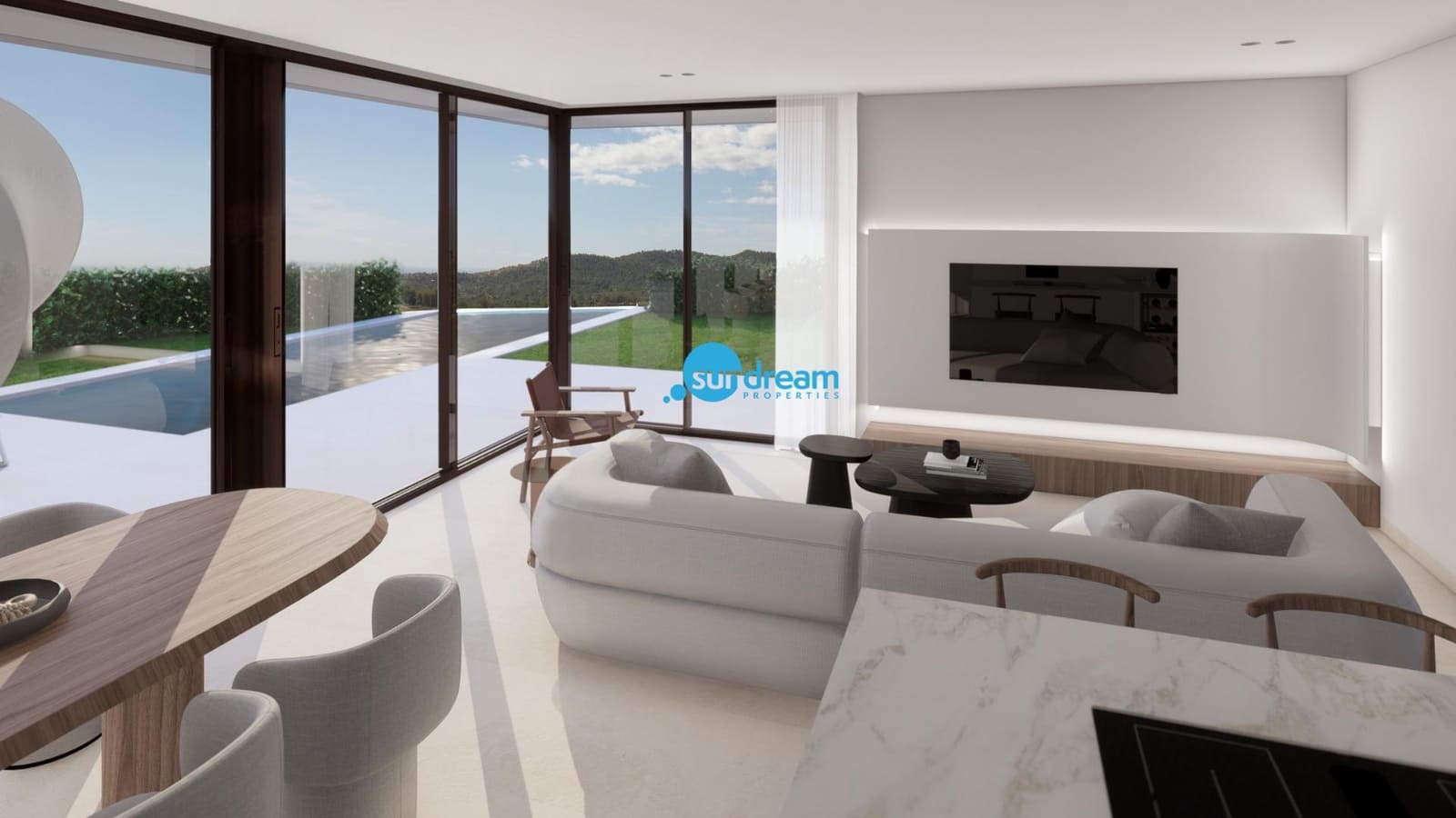 3 bedroom Villa for sale in Finestrat with pool - € 575,000 (Ref: 8595320)