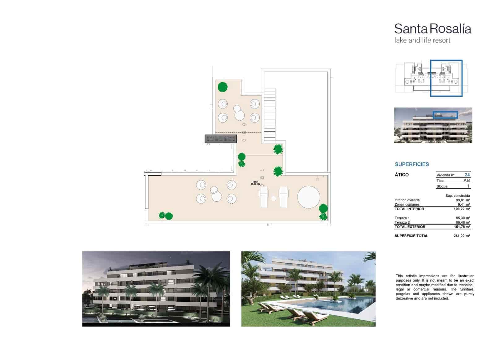 3 camera da letto Attico in vendita in Torre-Pacheco con piscina - 525.000 € (Rif: 8620082)