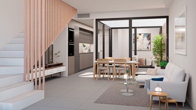 3 sovrum Radhus till salu i San Pedro del Pinatar med pool - 295 000 € (Ref: 8735611)