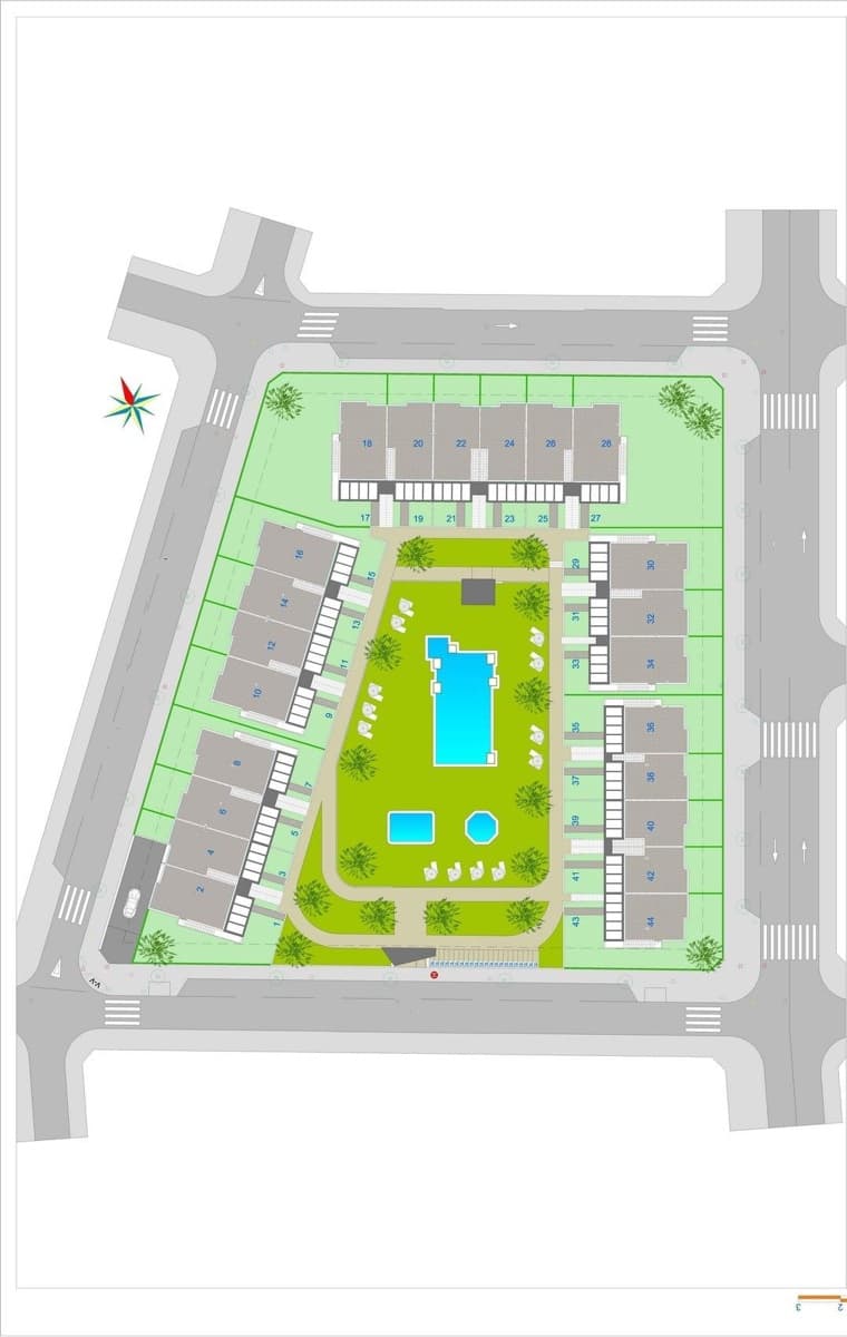 3 chambre Bungalow à vendre à Pilar de la Horadada avec piscine - 295 000 € (Ref: 8792851)