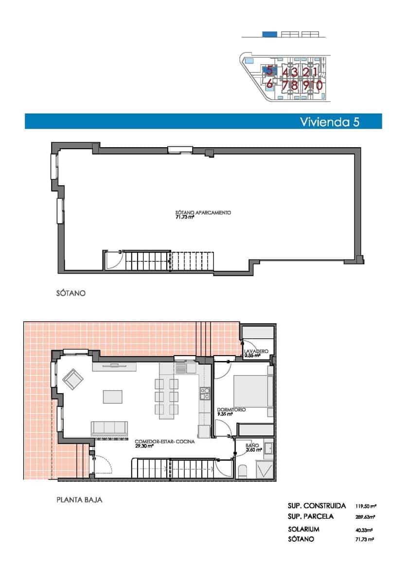 4 soverom Kjedet enebolig til salgs i Bigastro med svømmebasseng garasje - € 399 900 (Ref: 8851626)