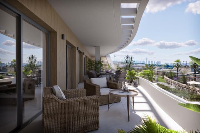 2 soveværelse Penthouse til salg i Finestrat med swimmingpool - € 485.000 (Ref: 8935026)