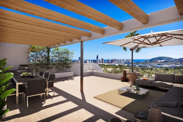 2 soveværelse Penthouse til salg i Finestrat med swimmingpool - € 485.000 (Ref: 8935026)