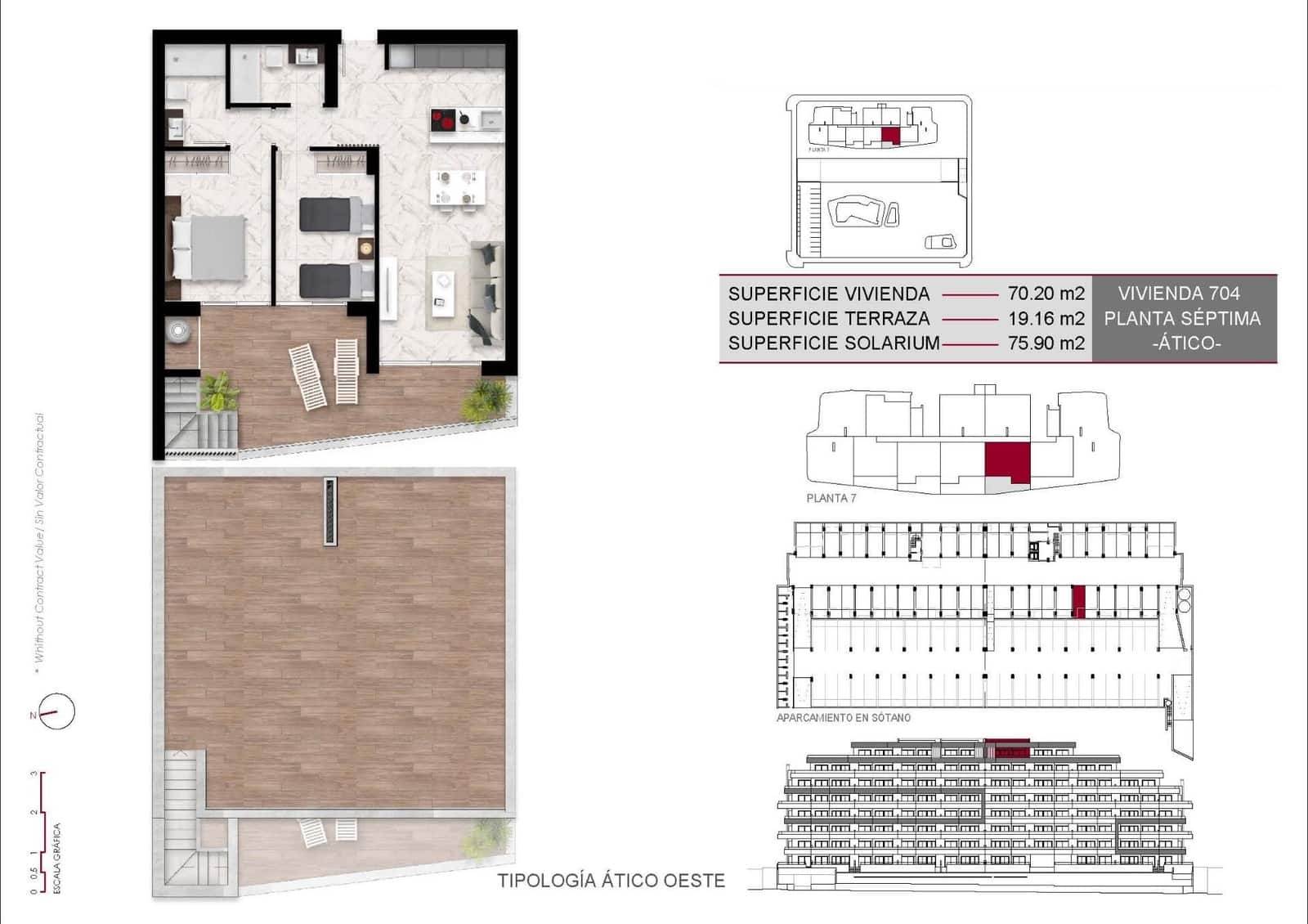 2 camera da letto Attico in vendita in San Miguel de Salinas con piscina - 289.000 € (Rif: 8938617)