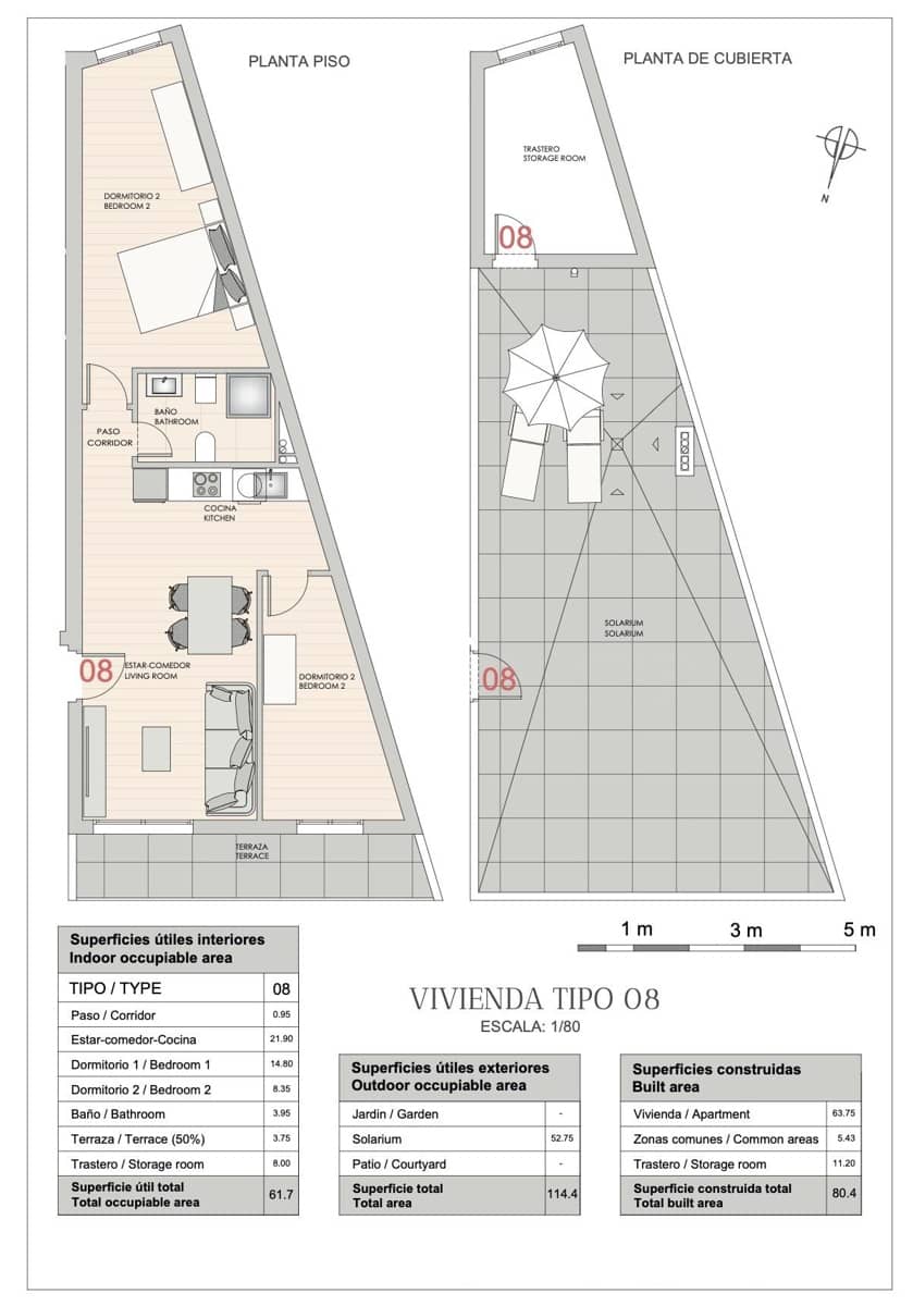 2 soveværelse Penthouse til salg i La Canalosa med swimmingpool - € 136.900 (Ref: 8961749)