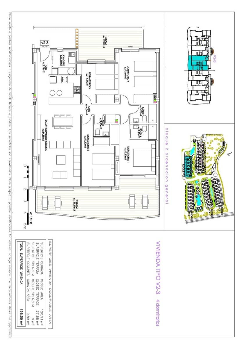 4 sypialnia Apartament na sprzedaż w Playa Flamenca z basenem - 490 000 € (Ref: 8979327)