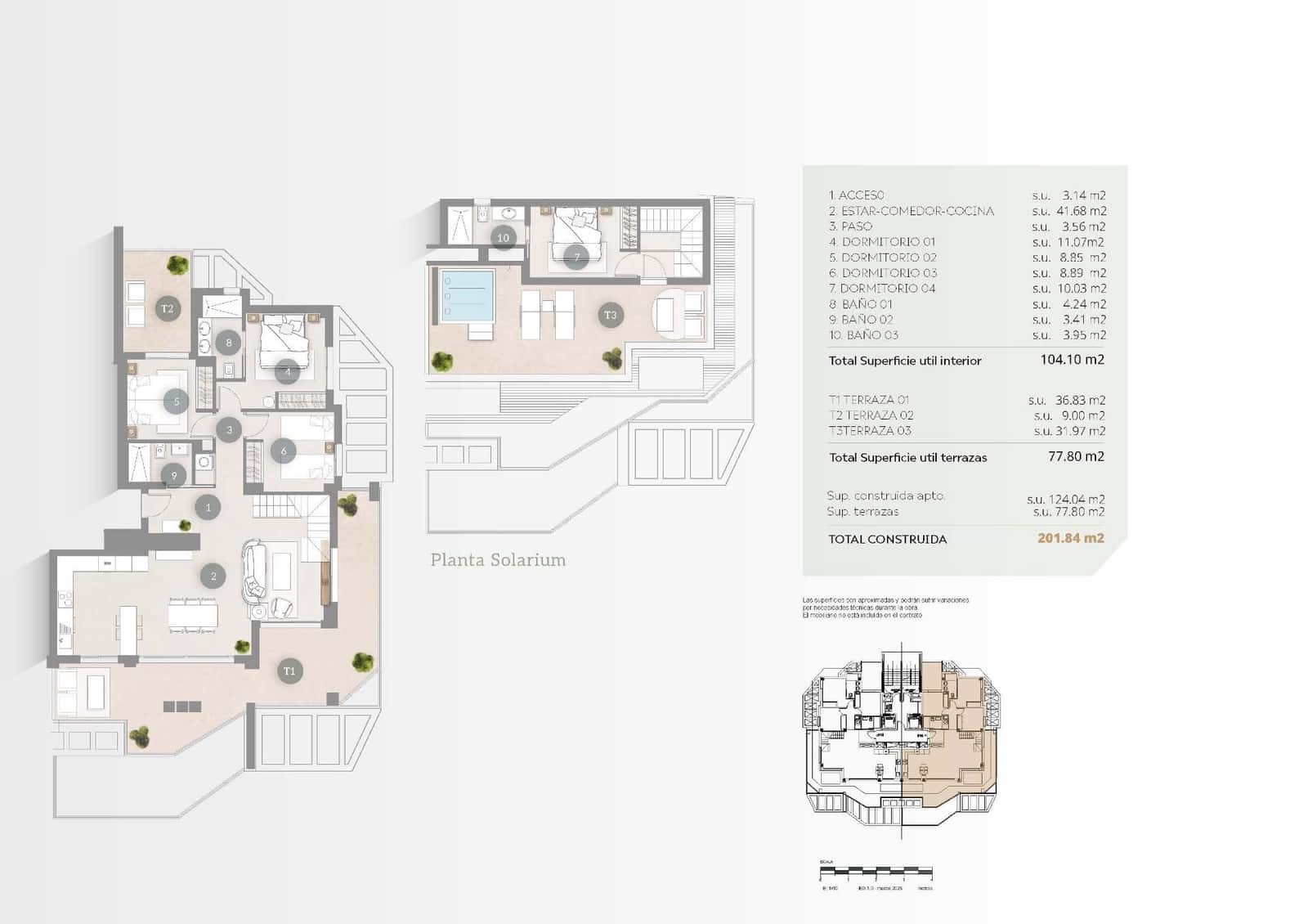 4 soveværelse Penthouse til salg i Calpe / Calp med swimmingpool - € 995.000 (Ref: 8999190)