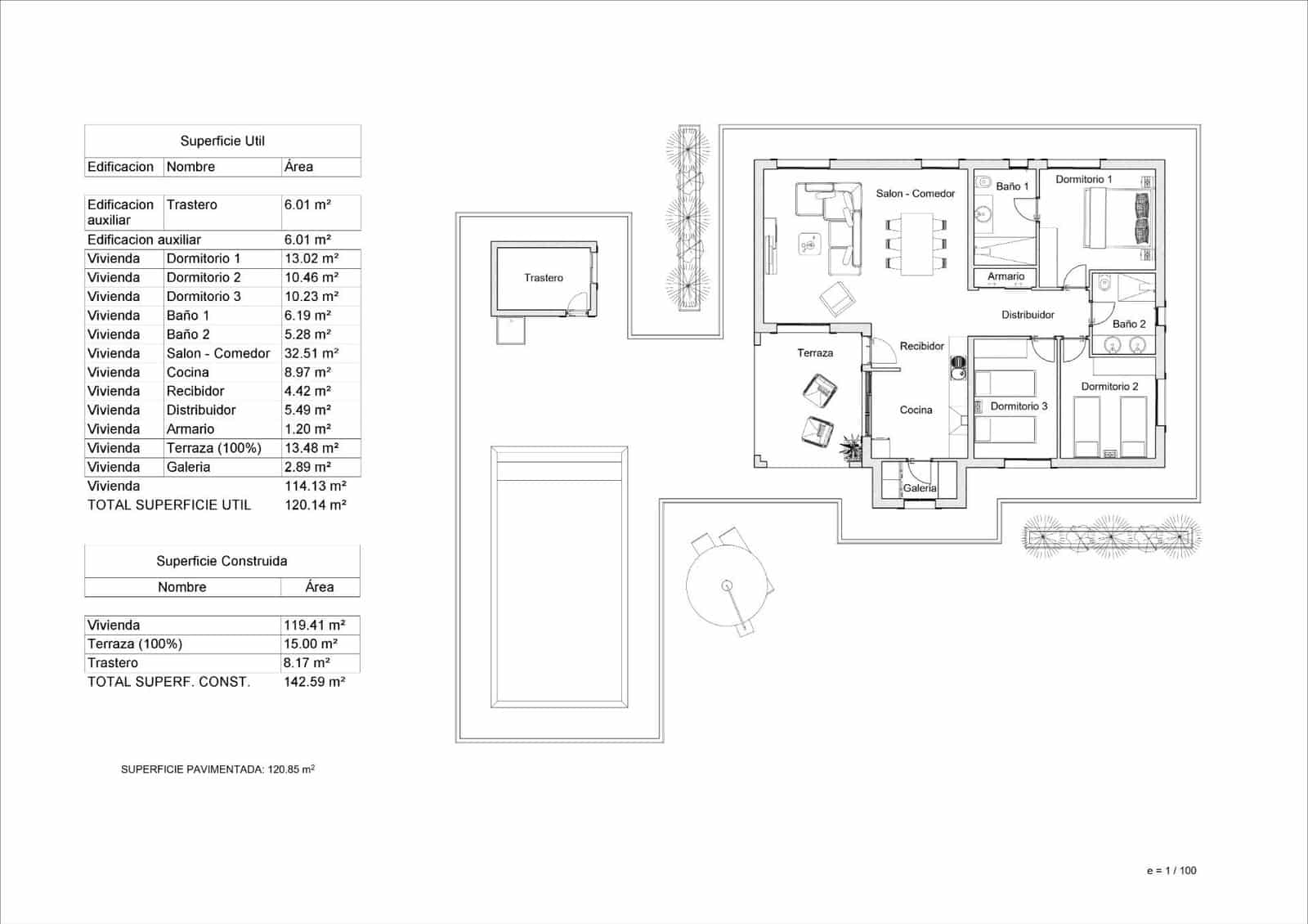 3 camera da letto Villa in vendita in Pinoso con piscina - 354.000 € (Rif: 9020628)