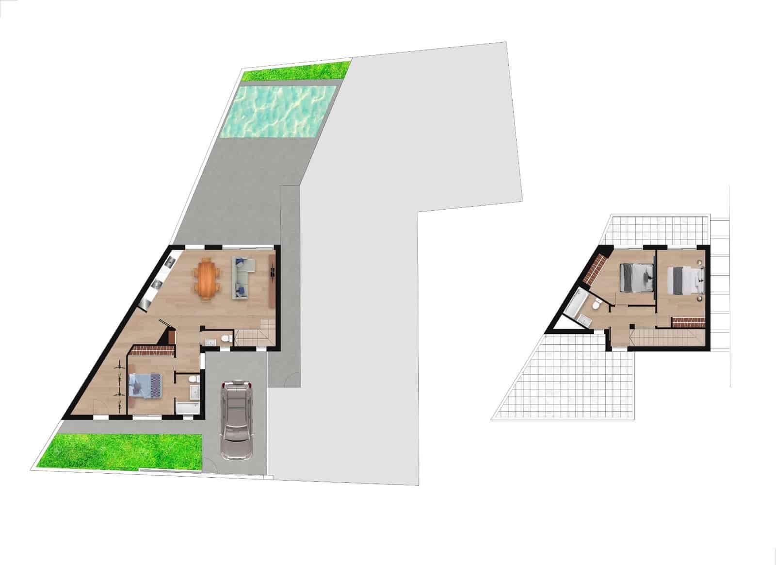 Chalet de 3 habitaciones en Lo Pagan en venta con piscina - 445.000 € (Ref: 9020629)