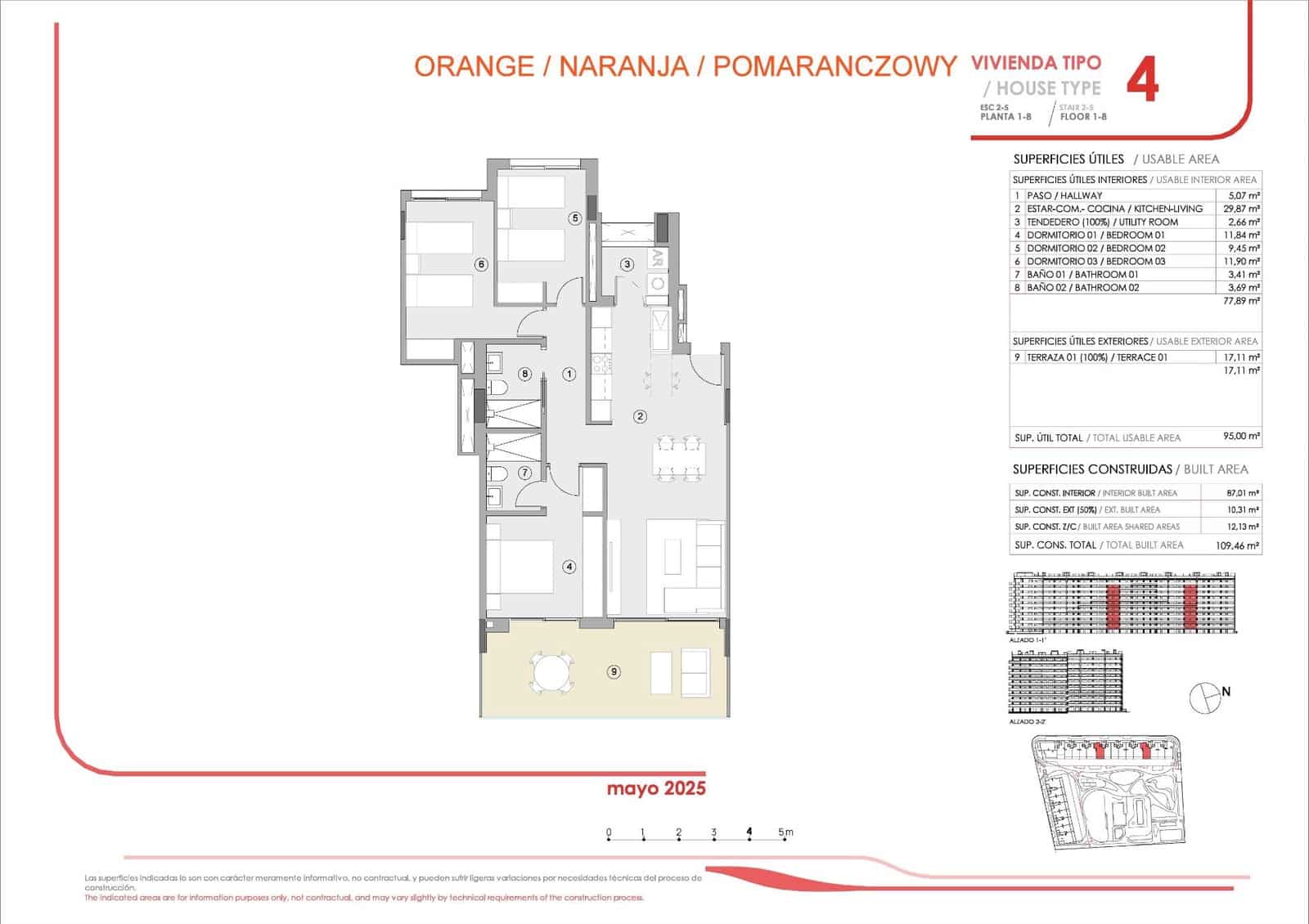 3 soverom Leilighet til salgs i Punta Prima med svømmebasseng - € 374 000 (Ref: 9106637)
