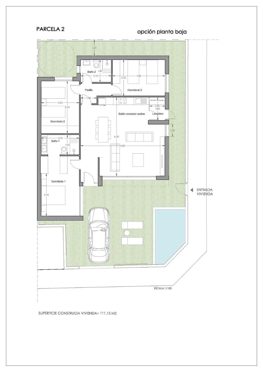 3 slaapkamer Villa te koop in Pilar de la Horadada met zwembad garage - € 395.000 (Ref: 9156124)