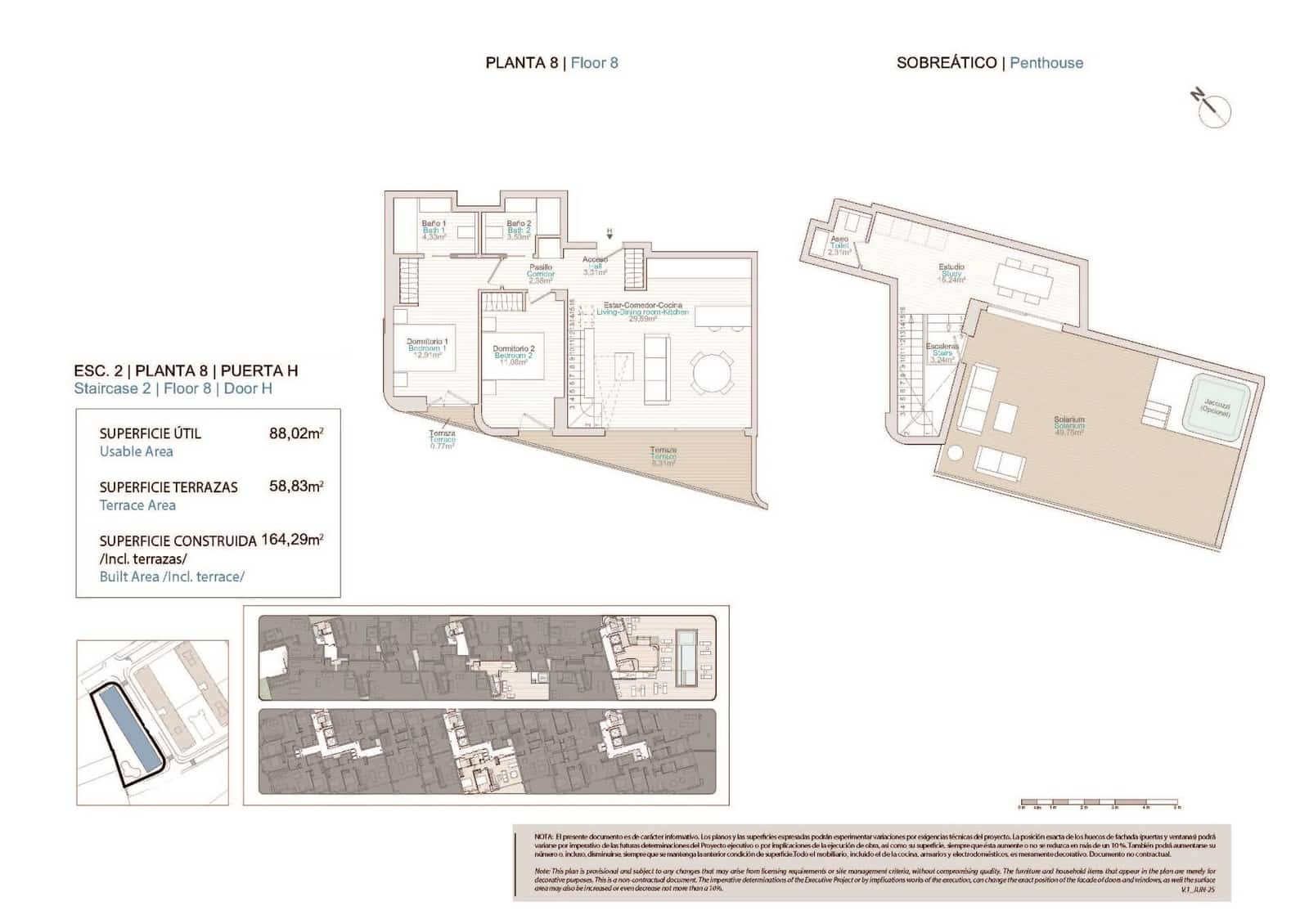 2 slaapkamer Penthouse te koop in La Villajoyosa / Vila Joiosa met zwembad - € 548.000 (Ref: 9188617)
